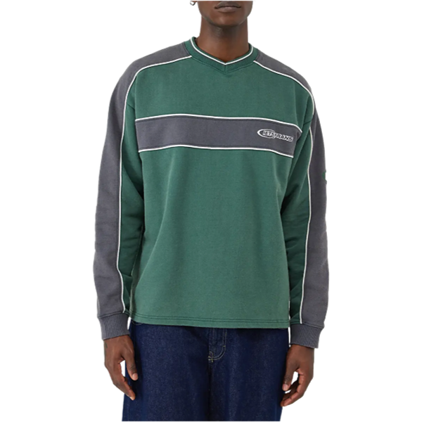 Iets Frans Retro Panelled Cotton Sweatshirt